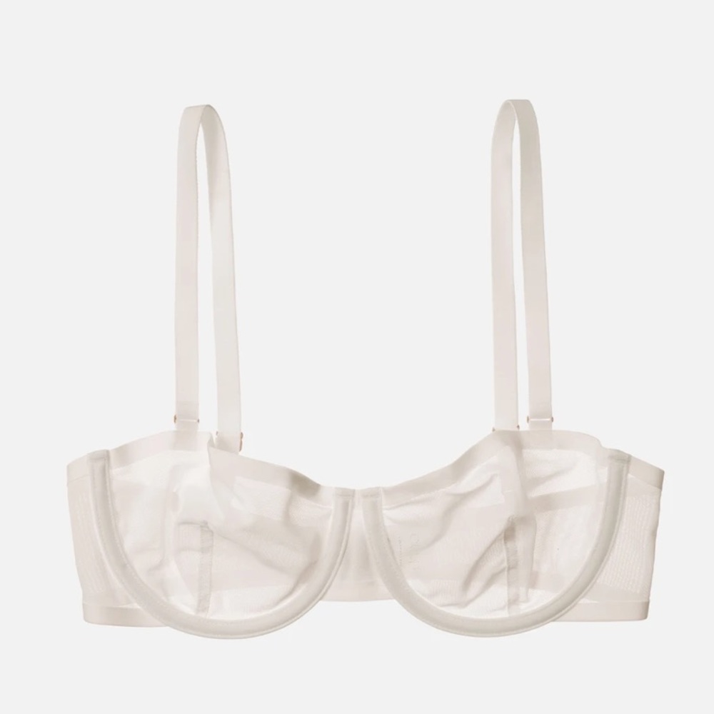 CUUP The Balconnette Bra 34G Salt